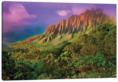 Napali Coast, Napali State Park II Canvas Art Print - Kauai