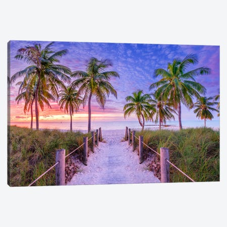 Key West Beauty Panoramic Canvas Print #SKR1434} by Susanne Kremer Canvas Art