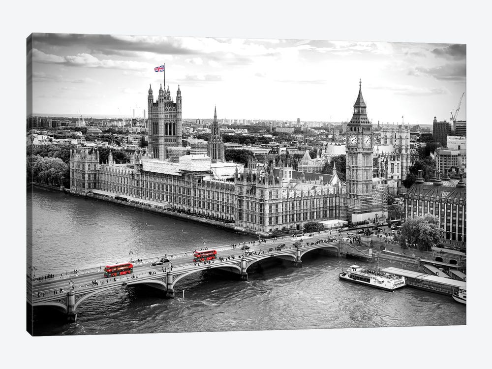 Big Ben and Palace of Westminster V  by Susanne Kremer 1-piece Canvas Wall Art