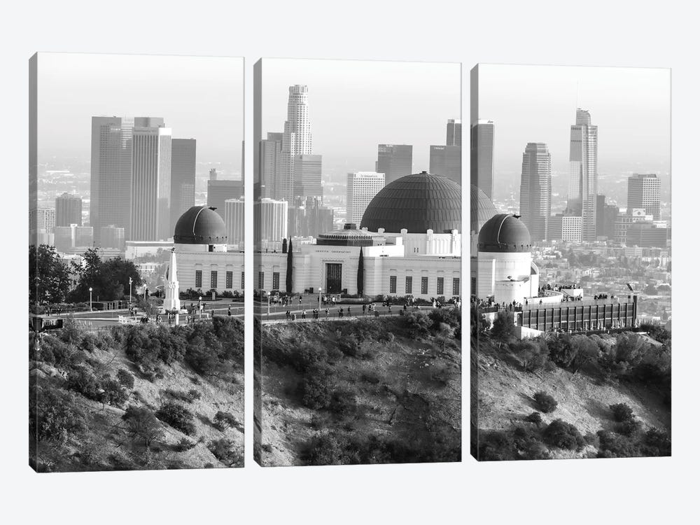 Los Angeles Skyline by Susanne Kremer 3-piece Canvas Wall Art