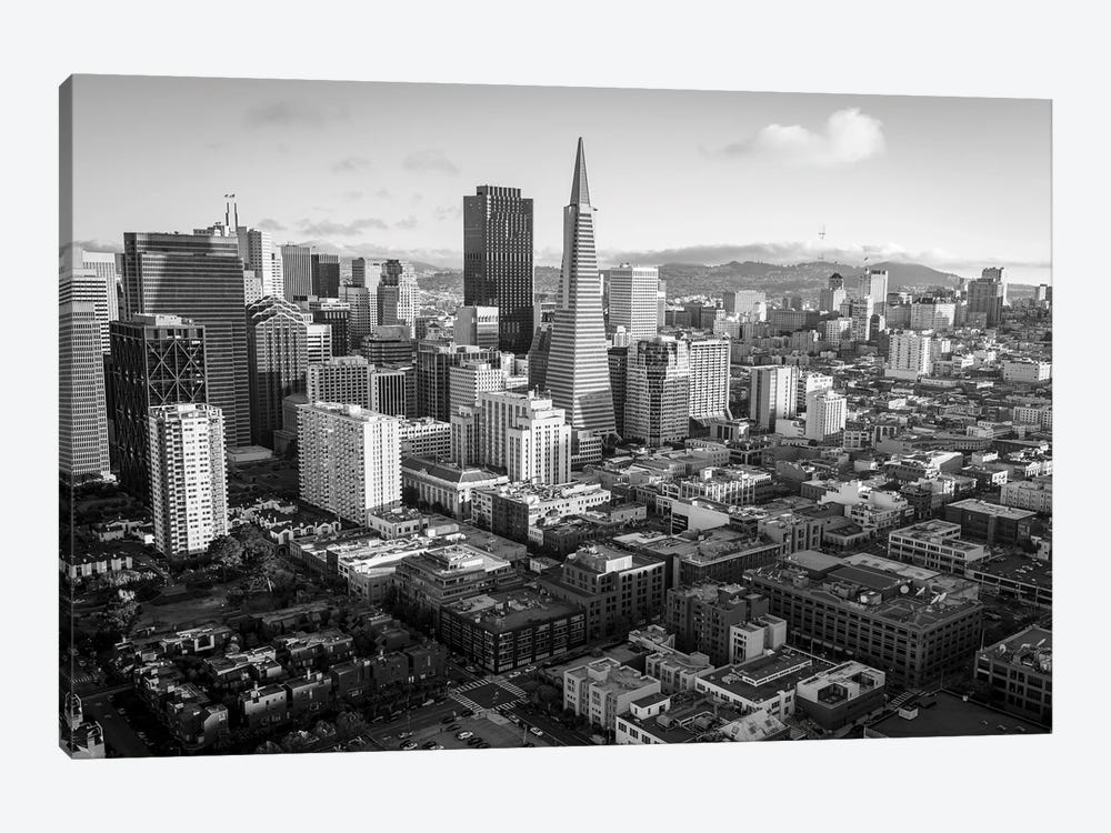 San Francisco Skyline Aerial by Susanne Kremer 1-piece Canvas Print