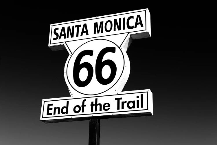 Route 66 Noir by Susanne Kremer wall art