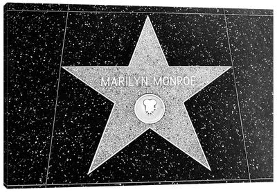 Marilyn Monroe Noir Canvas Art Print - Los Angeles Art