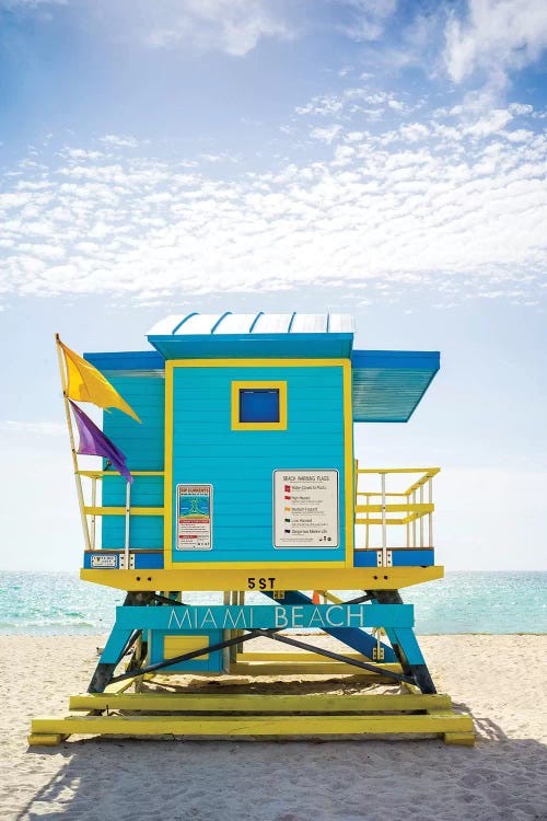 Ocean Drive Lifeguard House South Beach VI by Susanne Kremer wall art