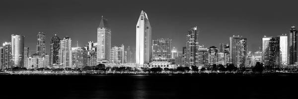 San Diego Skylines: San Diego Skyline by Susanne Kremer