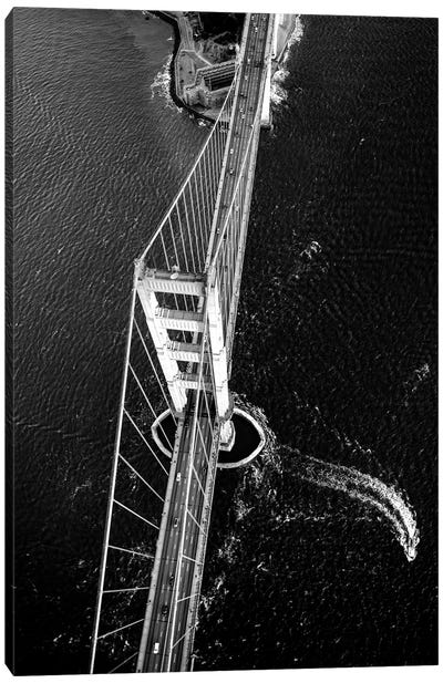Golden Gate Aerial Canvas Art Print - Susanne Kremer