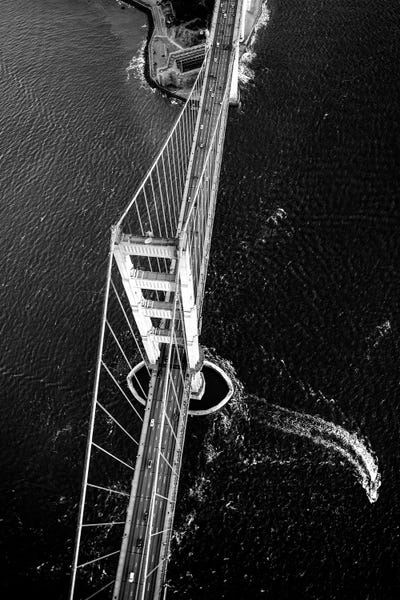 Golden Gate Bridge: Golden Gate Aerial by Susanne Kremer