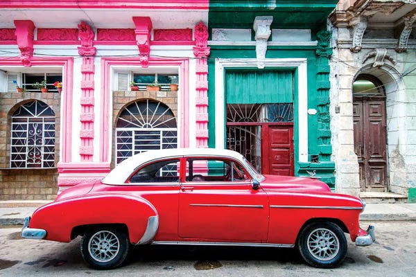 Cuba: Oldtimer, Old Havana III by Susanne Kremer