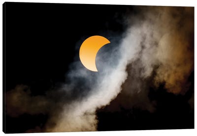 Solar Eclipse Florida Canvas Art Print - Susanne Kremer