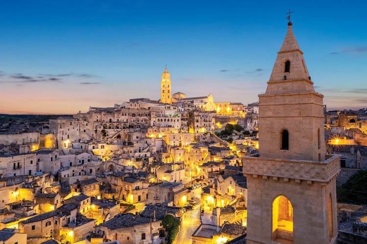 Evening Glow In Matera