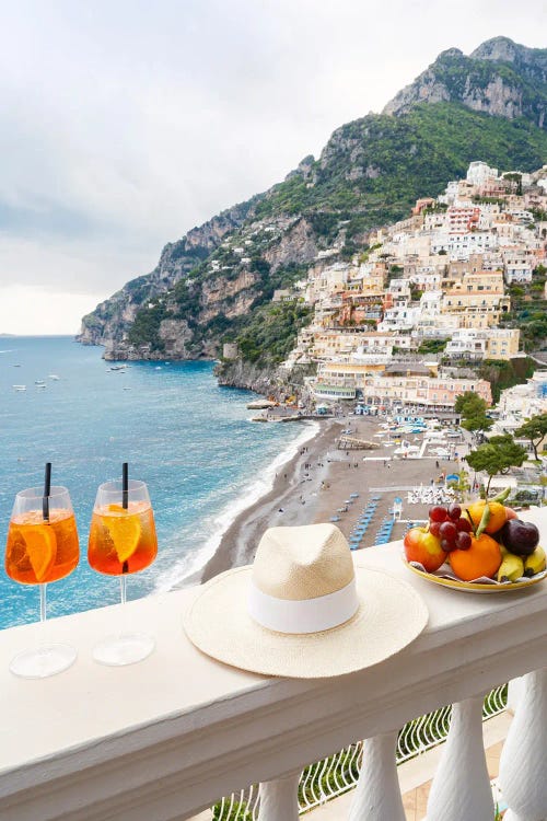 La Dolce Vita Positano by Susanne Kremer wall art