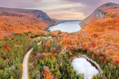 Lake Willoughby Aerial by Susanne Kremer gallery poster