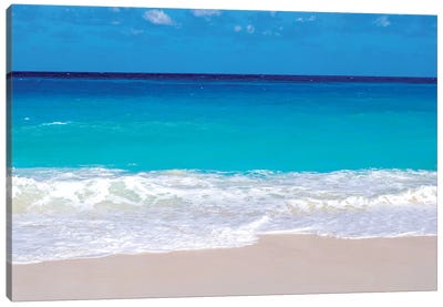 Paradise Island Cabbage Beach  Canvas Art Print - Bahamas