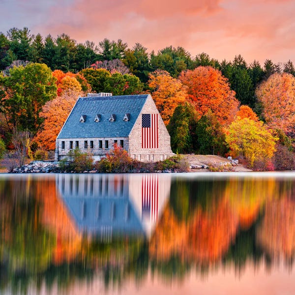 Fall Sunrise Massachusetts
