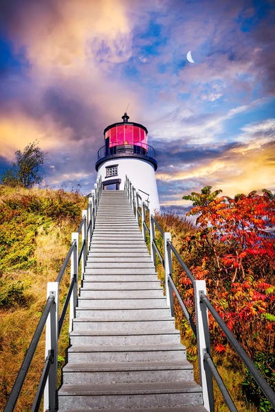 Owl Head Lighthouse by Susanne Kremer framed wall art