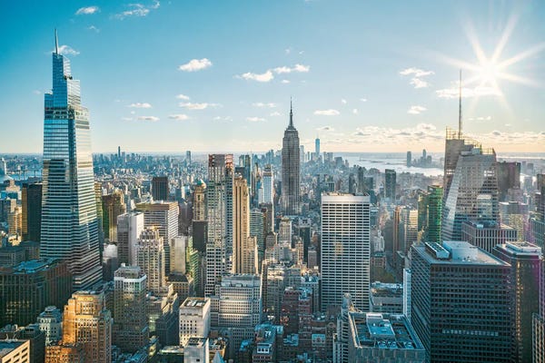 New York City Skyline Star