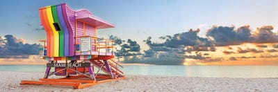 Rainbows Of Miami Beach by Susanne Kremer acrylic art print