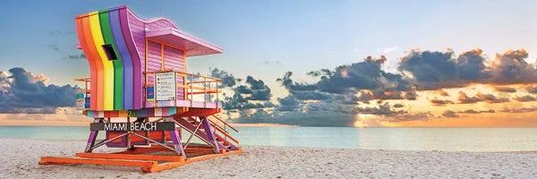Florida Beaches: Rainbows Of Miami Beach by Susanne Kremer