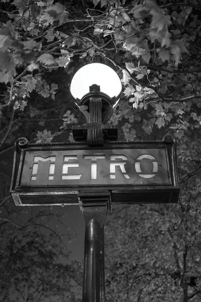 Trains: Metro At Night, Paris Noir by Susanne Kremer