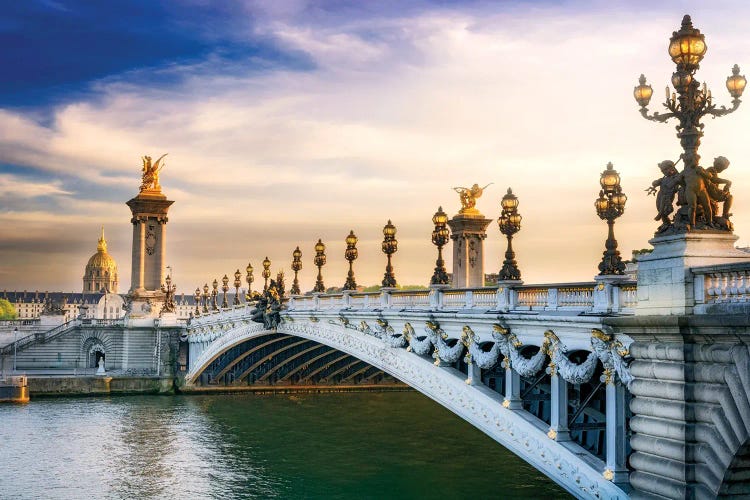 Pont Alexandre Paris by Susanne Kremer wall art