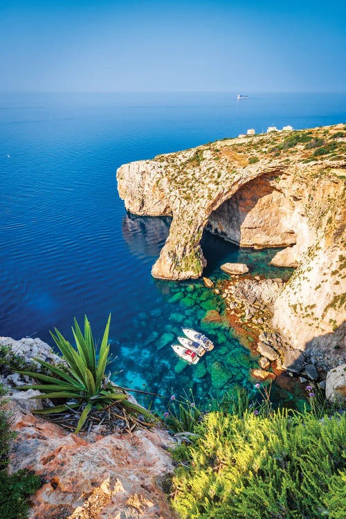 Blue Grotto Secret by Susanne Kremer wall art
