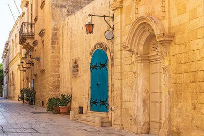 The Blue Door by Susanne Kremer framed wall art