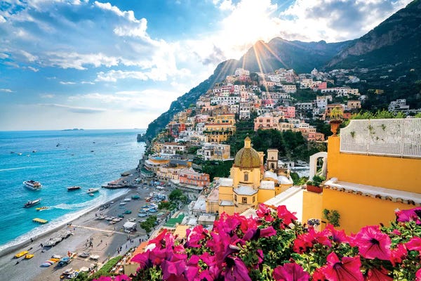 Places Of Worship: Positano, Church Santa Maria Assunta V by Susanne Kremer