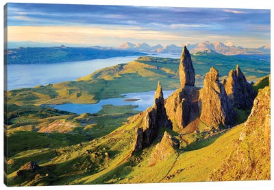 Quiraing and Trotternish Ridge Isle of Sky I Canvas Art Print - Scotland