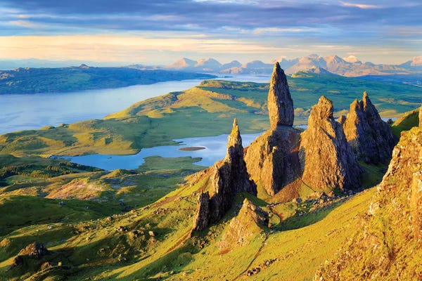 Hillsides: Quiraing and Trotternish Ridge Isle of Sky I by Susanne Kremer