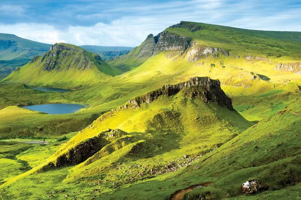 Hillsides: Quiraing and Trotternish Ridge Isle of Sky II by Susanne Kremer