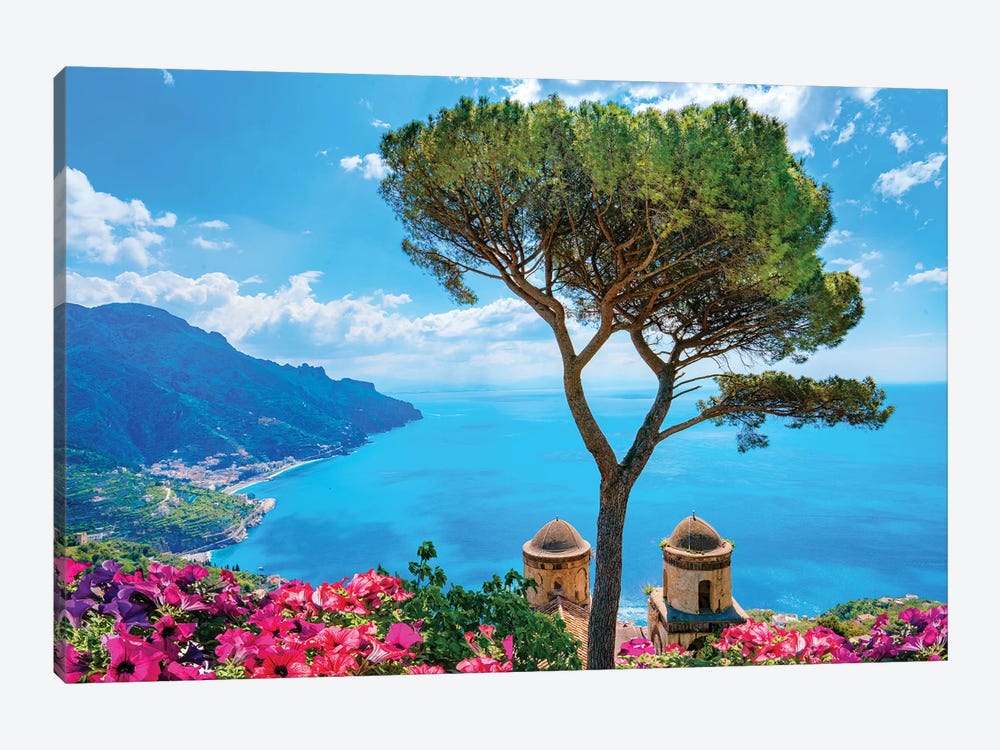 Ravello, View of Amalfi Coast I  by Susanne Kremer 1-piece Canvas Artwork