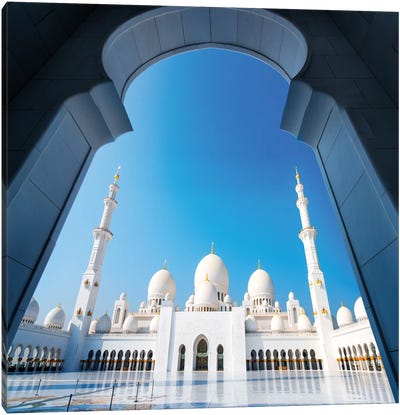 Sheikh Zayed Grand Mosque I Canvas Art Print - Dubai Art