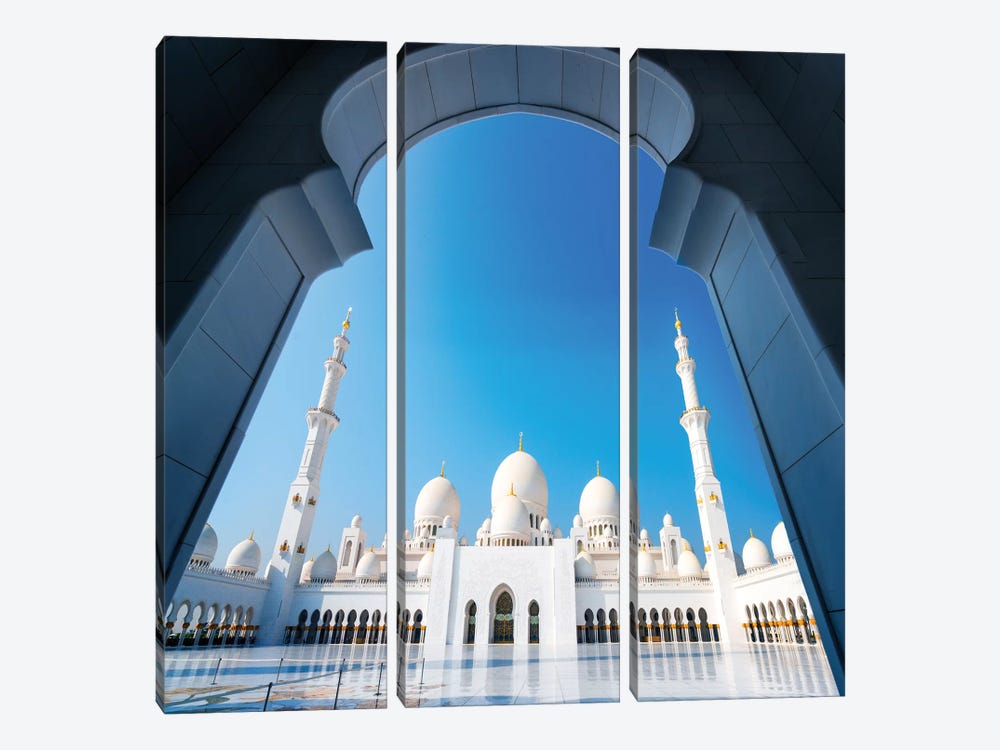 Sheikh Zayed Grand Mosque I by Susanne Kremer 3-piece Art Print
