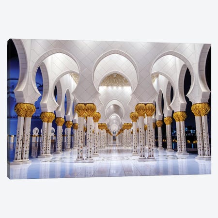 Sheikh Zayed Grand Mosque VI Canvas Print #SKR217} by Susanne Kremer Canvas Print