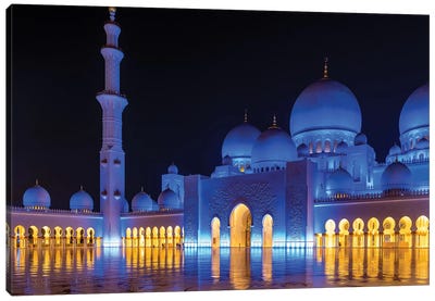 Sheikh Zayed Grand Mosque VII Canvas Art Print - Abu Dhabi
