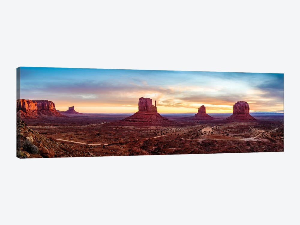 Sunrise Monument Valley Navajo Tribal Park  by Susanne Kremer 1-piece Canvas Print