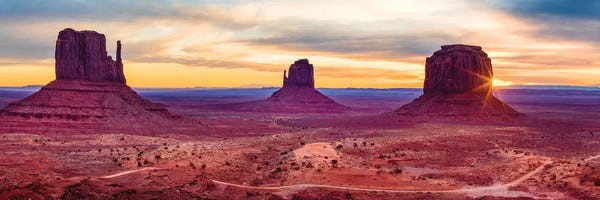 Utah: Sunrise Monument Valley Navajo Tribal Park  by Susanne Kremer
