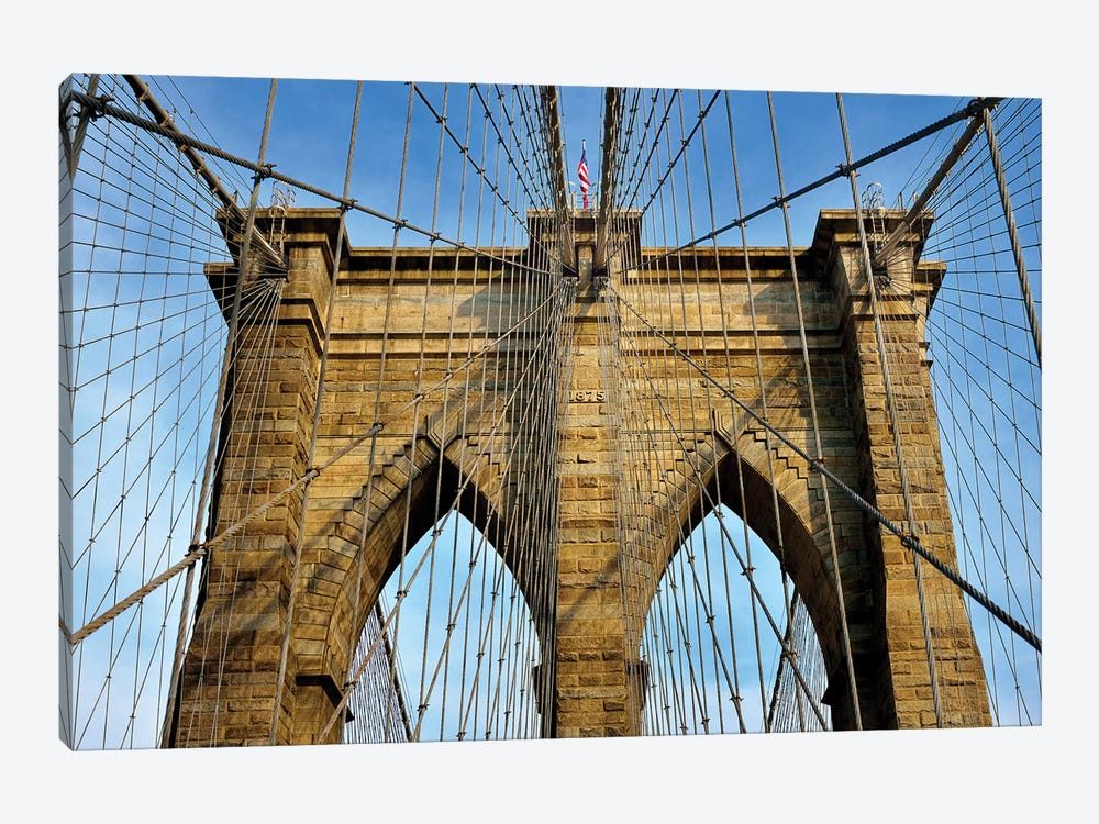 Brooklyn Bridge III by Susanne Kremer 1-piece Canvas Art Print