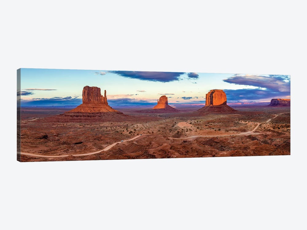Sunset Monument Valley Navajo Tribal Park I 1-piece Canvas Art