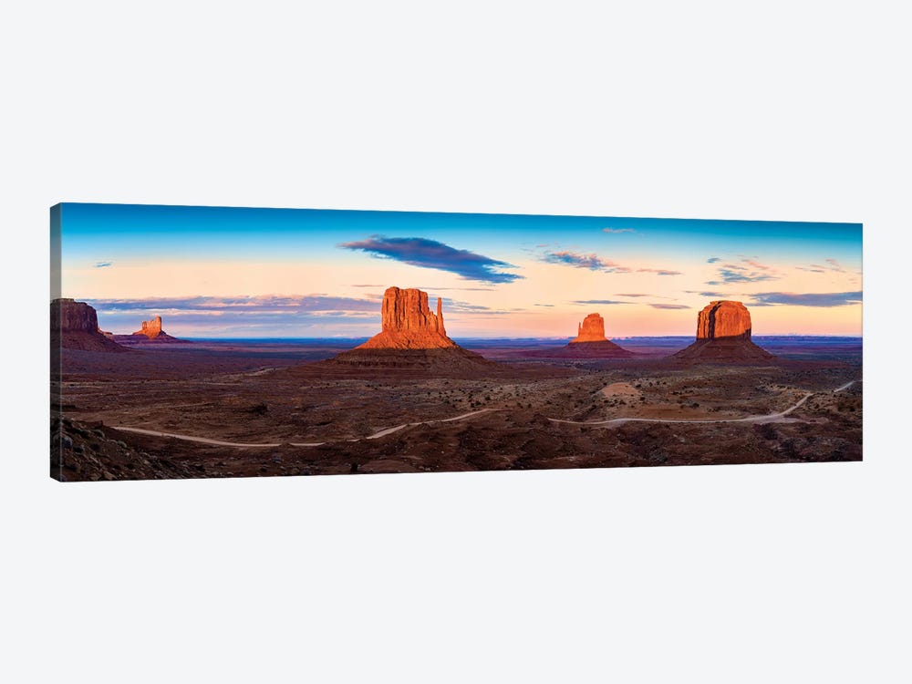 Sunset Monument Valley Navajo Tribal Park II by Susanne Kremer 1-piece Art Print
