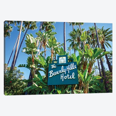 The Beverly Hills Hotel I Canvas Print #SKR243} by Susanne Kremer Art Print