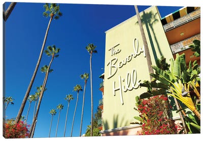 The Beverly Hills Hotel II Canvas Art Print - Beverly Hills