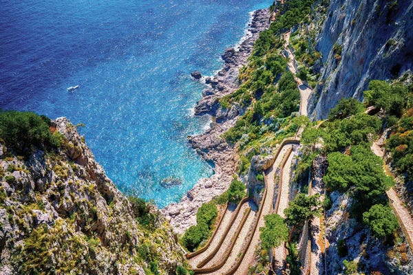 Campania: Via Krupp, Capri  by Susanne Kremer