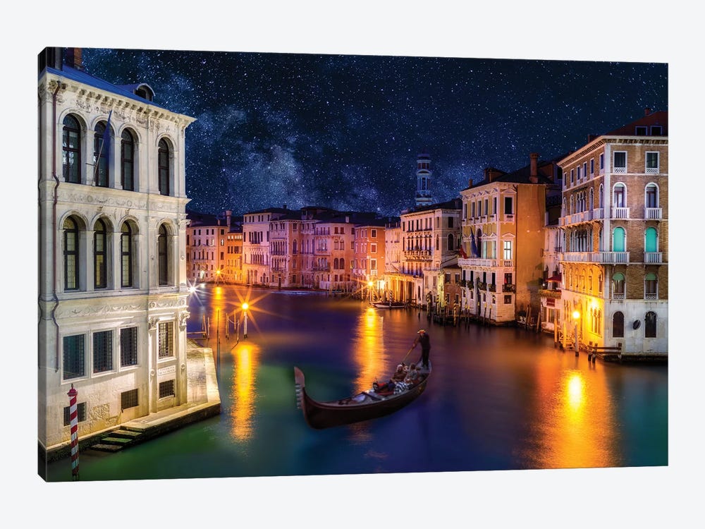 View of Grand Canal  by Susanne Kremer 1-piece Canvas Art