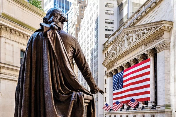 Sculptures & Statues: Wall Street New York Stock Exchange  by Susanne Kremer