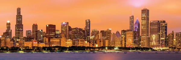 Chicago Skylines: Wiilis Tower At Adler Planetarium I by Susanne Kremer