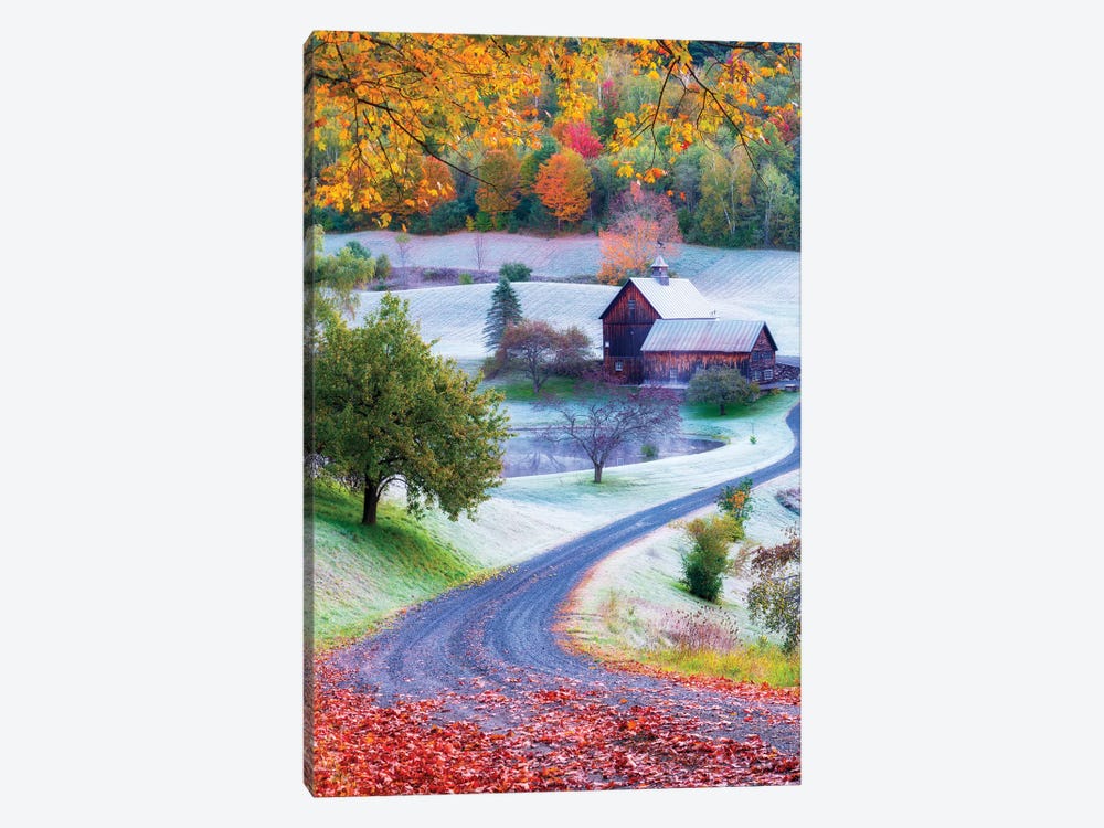 Autumn In Woodstock Vermont New England by Susanne Kremer 1-piece Canvas Art Print
