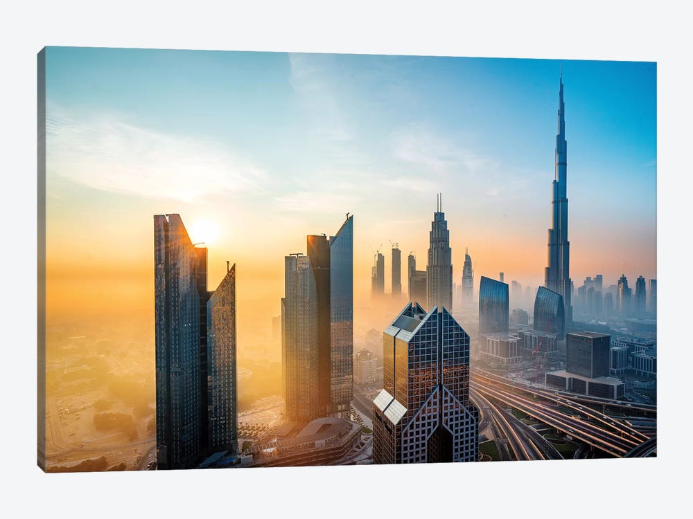 Burj Khalifa, Tallest Building In The World by Susanne Kremer 1-piece Canvas Wall Art