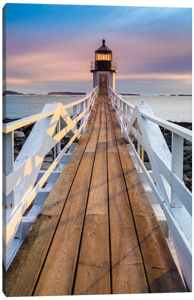 Marshall Point Lighthouse Maine Canvas Art Print - Maine Art