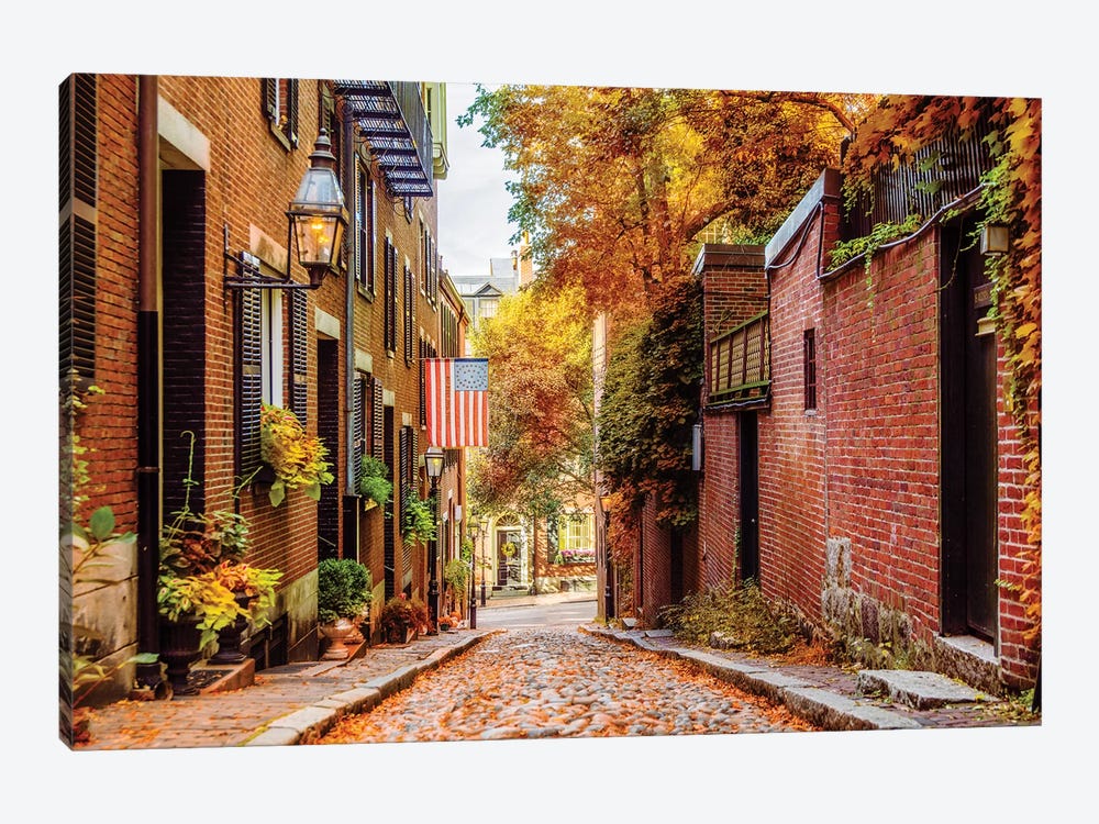 Boston In Autumn by Susanne Kremer 1-piece Art Print